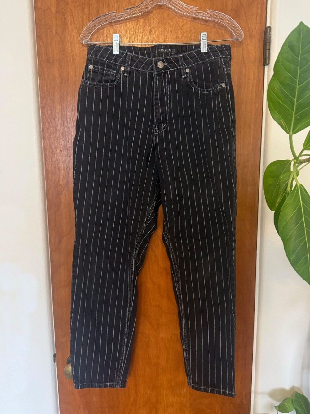 Pinstriped Nasty Gal Trousers